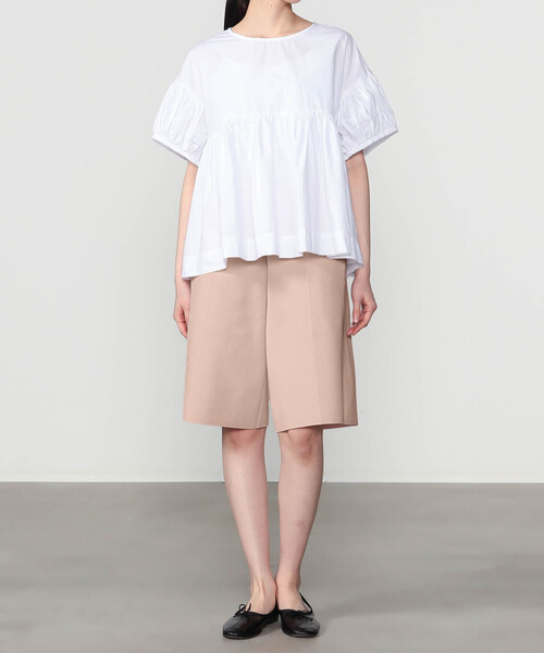 RYE TENDER(ライテンダー)の「RYE TENDER | ニット ショーツ WOMEN(その他パンツ・レディース・オフホワイト/ブラック/ピンク・1)」の7枚目の写真