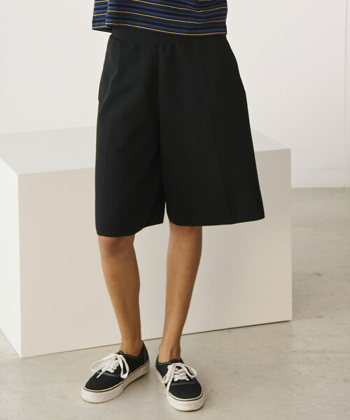 RYE TENDER(ライテンダー)の「RYE TENDER | ニット ショーツ WOMEN(その他パンツ・レディース・オフホワイト/ブラック/ピンク・1)」の5枚目の写真