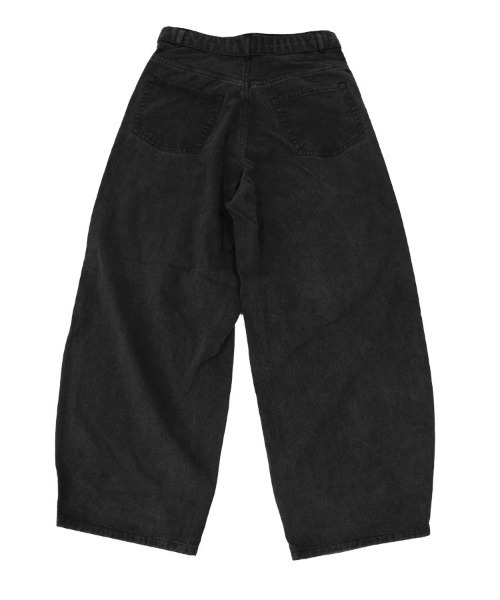STYLISE（スタイライズ）の「【alvana】BLACK TWILL BELTED WIDE PANTS / 2カラー [ALV-90175]（その他パンツ・メンズ・ブラック/ブラック系・M）」の5枚目の写真