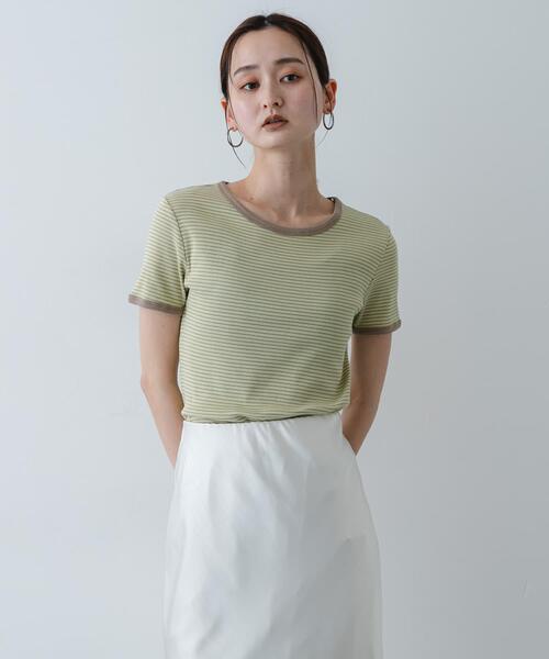 SENSE OF PLACE by URBAN RESEARCH(センスオブプレイスバイアーバンリサーチ)の「『別注』Healthknit×SENSE OF PLACE ボーダーTシャツ(Tシャツ/カットソー・レディース・ホワイト系その他/ブルー系その他/イエロー系その他・ONE)」の22枚目の写真