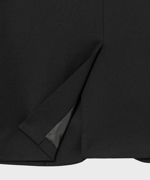 NONBLANK（ノンブランク）の「メリノウールセミオーバーフィットジャケット_BLACK（テーラードジャケット・メンズ・ブラック・MEDIUM/LARGE/X-LARGE）」の7枚目の写真