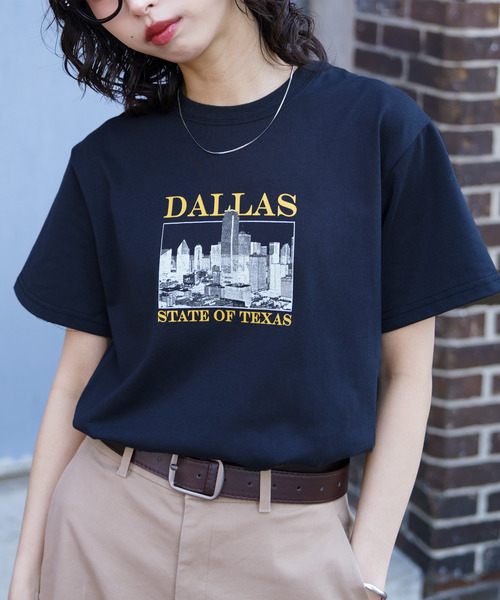 Chillfar(チルファー)の「アソートグラフィックミックスTEE(Tシャツ/カットソー・レディース・ブルー/ブラウン系/ブラウン/ネイビー系1/レッド/ホワイト/ホワイト系2/ホワイト系1/ブラック/ホワイト系/レッド系1/ブルー系1/イエロー系1/イエロー系/チャコール/イエロー/ネイビー系2/ホワイト系3/ネイビー系・FREE)」の12枚目の写真