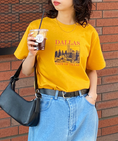 Chillfar(チルファー)の「アソートグラフィックミックスTEE(Tシャツ/カットソー・レディース・ブルー/ブラウン系/ブラウン/ネイビー系1/レッド/ホワイト/ホワイト系2/ホワイト系1/ブラック/ホワイト系/レッド系1/ブルー系1/イエロー系1/イエロー系/チャコール/イエロー/ネイビー系2/ホワイト系3/ネイビー系・FREE)」の16枚目の写真