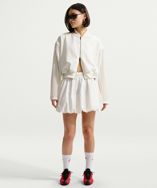 NIKE(ナイキ)の「NIKE W NSW BUBBLE SKIRT IQ0062(スカート・メンズ・ホワイト/ブラック・S/M)」の6枚目の写真