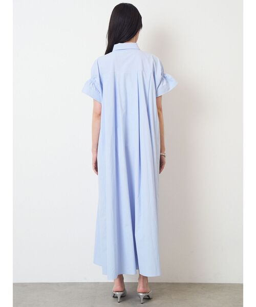 ELENDEEK（エレンディーク）の「フロントタックオーバーシャツワンピース（ワンピース・レディース・ブルー/ピンク/ベージュ・2/1）」の14枚目の写真