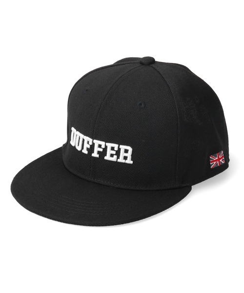 The DUFFER of ST.GEORGE（ザダファーオブセントジョージ）の「DUFFER ORIGINAL FLAT VISOR CAP：フラットバイザー キャップ（キャップ・メンズ・ネイビー/ダークブラウン/グレー/ブルー/ブラック・F）」の7枚目の写真
