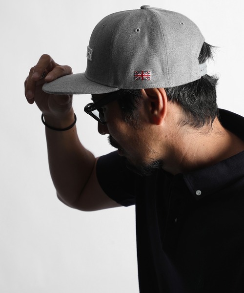 The DUFFER of ST.GEORGE（ザダファーオブセントジョージ）の「DUFFER ORIGINAL FLAT VISOR CAP：フラットバイザー キャップ（キャップ・メンズ・ネイビー/ダークブラウン/グレー/ブルー/ブラック・F）」の6枚目の写真