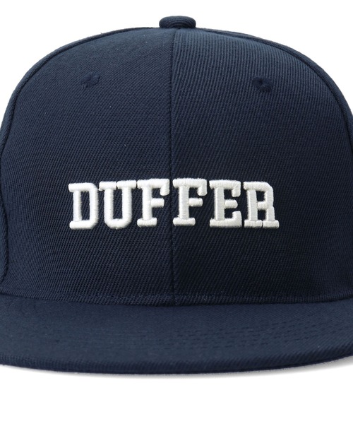 The DUFFER of ST.GEORGE（ザダファーオブセントジョージ）の「DUFFER ORIGINAL FLAT VISOR CAP：フラットバイザー キャップ（キャップ・メンズ・ネイビー/ダークブラウン/グレー/ブルー/ブラック・F）」の15枚目の写真