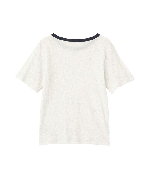 AMERICAN HOLIC(アメリカンホリック)の「【2点SET】配色半袖Tシャツ+針抜きカーディガン(Tシャツ/カットソー・レディース・ブラック/グレー系その他/オフホワイト・M/L)」の16枚目の写真