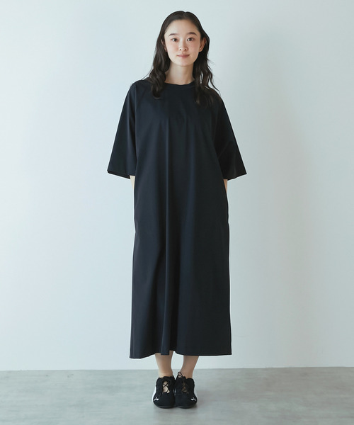 LOGEMENT DE CLAIRE(ロジュモンドクレール)の「【Allease/オールイーズ】ドルマンワンピース(ワンピース・レディース・ブラウン/チャコールグレー/ブラック・FREE)」の2枚目の写真