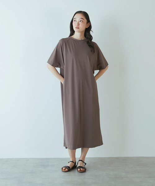 LOGEMENT DE CLAIRE(ロジュモンドクレール)の「【Allease/オールイーズ】ドルマンワンピース(ワンピース・レディース・ブラウン/チャコールグレー/ブラック・FREE)」の4枚目の写真