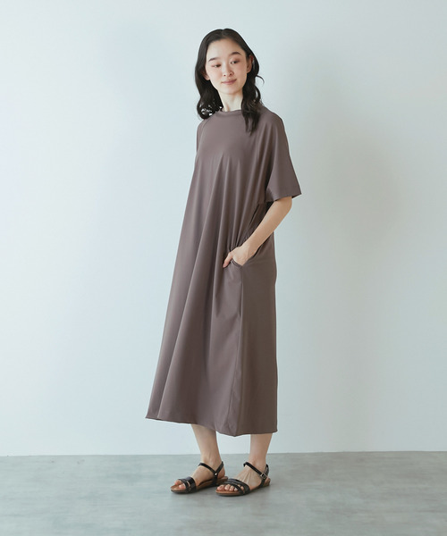 LOGEMENT DE CLAIRE(ロジュモンドクレール)の「【Allease/オールイーズ】ドルマンワンピース(ワンピース・レディース・ブラウン/チャコールグレー/ブラック・FREE)」の5枚目の写真