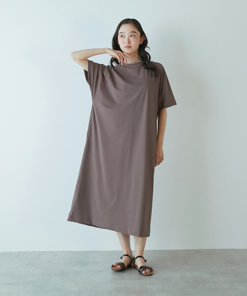 LOGEMENT DE CLAIRE(ロジュモンドクレール)の「【Allease/オールイーズ】ドルマンワンピース(ワンピース・レディース・ブラウン/チャコールグレー/ブラック・FREE)」の6枚目の写真