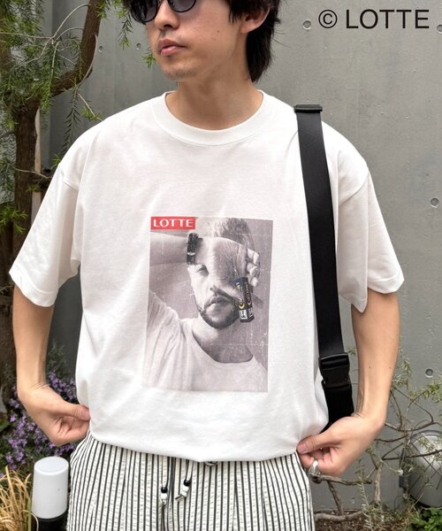 CIAOPANIC TYPY（チャオパニックティピー）の「【TYPY×LOTTE板ガム】持続冷感板ガムフォトTEE（Tシャツ/カットソー・メンズ・チャコールグレー/ホワイト・LARGE/SMALL/MEDIUM）」の2枚目の写真
