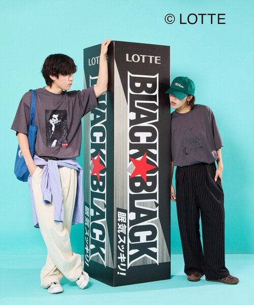 CIAOPANIC TYPY（チャオパニックティピー）の「【TYPY×LOTTE板ガム】持続冷感板ガムフォトTEE（Tシャツ/カットソー・メンズ・チャコールグレー/ホワイト・LARGE/SMALL/MEDIUM）」の3枚目の写真
