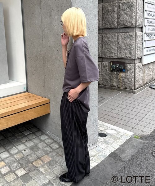 CIAOPANIC TYPY（チャオパニックティピー）の「【TYPY×LOTTE板ガム】持続冷感板ガムフォトTEE（Tシャツ/カットソー・メンズ・チャコールグレー/ホワイト・LARGE/SMALL/MEDIUM）」の11枚目の写真