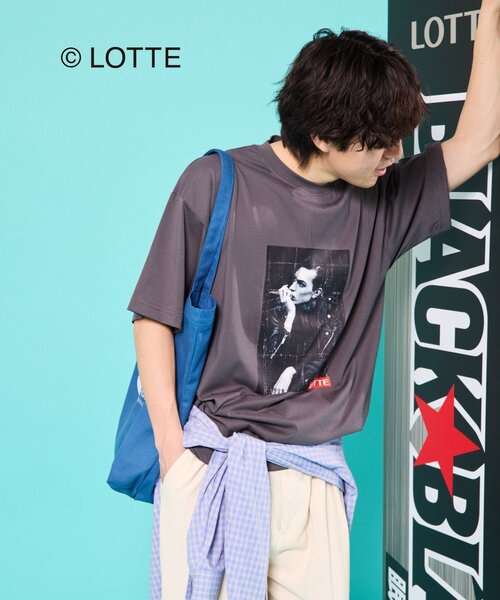 CIAOPANIC TYPY（チャオパニックティピー）の「【TYPY×LOTTE板ガム】持続冷感板ガムフォトTEE（Tシャツ/カットソー・メンズ・チャコールグレー/ホワイト・LARGE/SMALL/MEDIUM）」の14枚目の写真