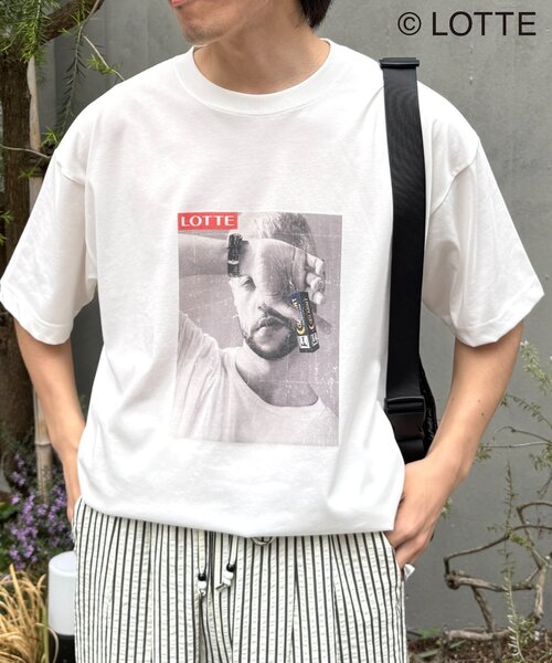 CIAOPANIC TYPY（チャオパニックティピー）の「【TYPY×LOTTE板ガム】持続冷感板ガムフォトTEE（Tシャツ/カットソー・メンズ・チャコールグレー/ホワイト・LARGE/SMALL/MEDIUM）」の15枚目の写真