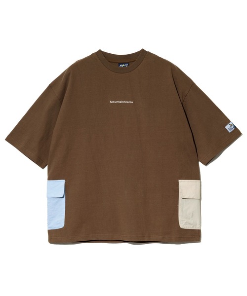 Mountain Mania（マウンテンマニア）の「Mountain Mania/マウンテンマニア　Mountain Mania x gsc オリジナル天竺 サイドポケットTEE【GSC別注】（Tシャツ/カットソー・メンズ・ホワイト/ライトグリーン/ブラウン/オレンジ/ブラック/サックスブルー・MEDIUM/LARGE/X-LARGE）」の17枚目の写真
