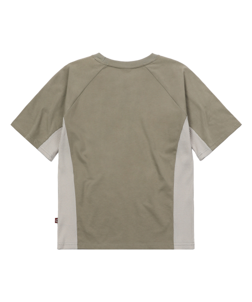 S'EST(エスイーエスティー)の「Solaris Waffle T-shirts Beige(Tシャツ/カットソー・メンズ・ベージュ・SMALL/MEDIUM/LARGE)」の2枚目の写真