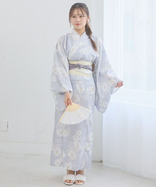 MAJESTIC LEGON(マジェスティックレゴン)の「ワンピでも着れる2WAY浴衣(浴衣・レディース・ピンクベージュ/イエロー系その他/ピンク系その他2/ブルー系その他4/ネイビー・MEDIUM)」の22枚目の写真