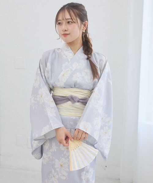 MAJESTIC LEGON(マジェスティックレゴン)の「ワンピでも着れる2WAY浴衣(浴衣・レディース・ピンクベージュ/イエロー系その他/ピンク系その他2/ブルー系その他4/ネイビー・MEDIUM)」の15枚目の写真