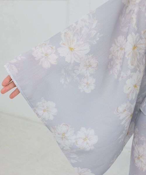 MAJESTIC LEGON(マジェスティックレゴン)の「ワンピでも着れる2WAY浴衣(浴衣・レディース・ピンクベージュ/イエロー系その他/ピンク系その他2/ブルー系その他4/ネイビー・MEDIUM)」の6枚目の写真