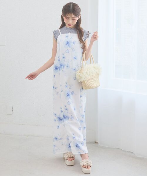MAJESTIC LEGON（マジェスティックレゴン）の「ワンピでも着れる2WAY浴衣（浴衣・レディース・ピンクベージュ/イエロー系その他/ピンク系その他2/ブルー系その他4/ネイビー・MEDIUM）」の19枚目の写真