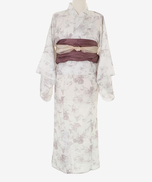 MAJESTIC LEGON（マジェスティックレゴン）の「ワンピでも着れる2WAY浴衣（浴衣・レディース・ピンクベージュ/イエロー系その他/ピンク系その他2/ブルー系その他4/ネイビー・MEDIUM）」の9枚目の写真