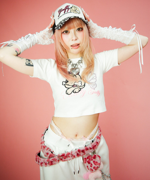 GALFY/ガルフィー』ピカピカギャルちゃんバタフライチビTee【Z】（T