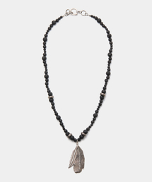 DNSR | Feather Beaded Necklace(ネックレス)