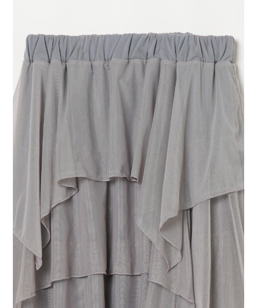 sahara(サハラ)の「Random Hem Tiered Skirt(スカート・レディース・グレイッシュブルー/ブラック・FREE)」の15枚目の写真