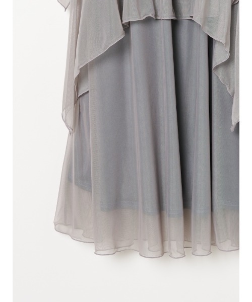 sahara(サハラ)の「Random Hem Tiered Skirt(スカート・レディース・グレイッシュブルー/ブラック・FREE)」の18枚目の写真