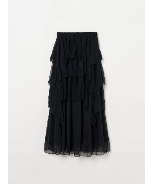 sahara(サハラ)の「Random Hem Tiered Skirt(スカート・レディース・グレイッシュブルー/ブラック・FREE)」の20枚目の写真