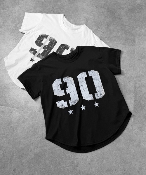 MATU:TA(マトゥータ)の「【ミドル丈だから使いやすい!】プリントデザインミドルTシャツ / 半袖 ミドル丈 ナンバーロゴ ナンバリング フロントロゴ ロゴ 海外ガール プチプラ レタリング ヘムカーブ ラウンドヘム 2カラー ホワイト ブラック フリーサイズ ストリート デイリーユース(Tシャツ/カットソー・レディース・ブラック/ホワイト・FREE)」の18枚目の写真