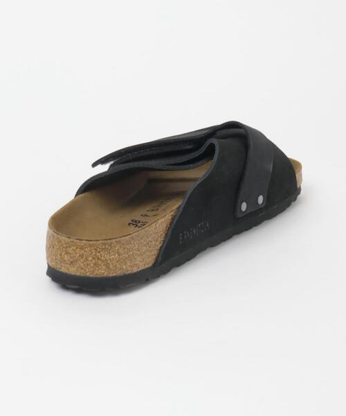 THE GOODLAND MARKET（ザグッドランドマーケット）の「BIRKENSTOCK　Kyoto LENB/LEVE Black-narrow（サンダル・レディース・ブラック・38/37/36）」の4枚目の写真