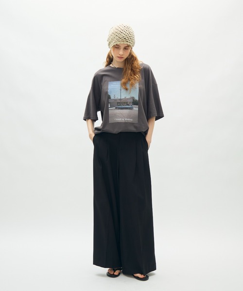 full/fill.(フルフィル)の「photo print T / フォトプリントT(Tシャツ/カットソー・レディース・グレー/ダークグレー・FREE)」の19枚目の写真