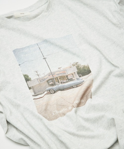 full/fill.(フルフィル)の「photo print T / フォトプリントT(Tシャツ/カットソー・レディース・グレー/ダークグレー・FREE)」の22枚目の写真