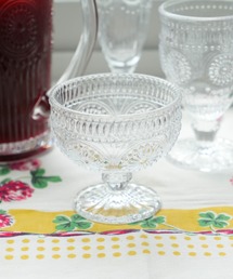 DULTON | STEM BOWL MARGARET/花柄 ガラスボウル 300ml(食器)