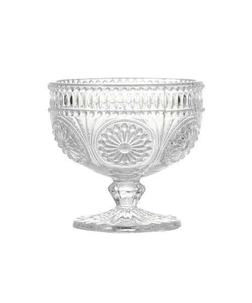 DULTON（ダルトン）の「STEM BOWL MARGARET/花柄 ガラスボウル 300ml（食器・メンズ・クリア・FREE）」の4枚目の写真