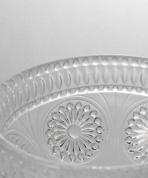 DULTON（ダルトン）の「STEM BOWL MARGARET/花柄 ガラスボウル 300ml（食器・メンズ・クリア・FREE）」の2枚目の写真