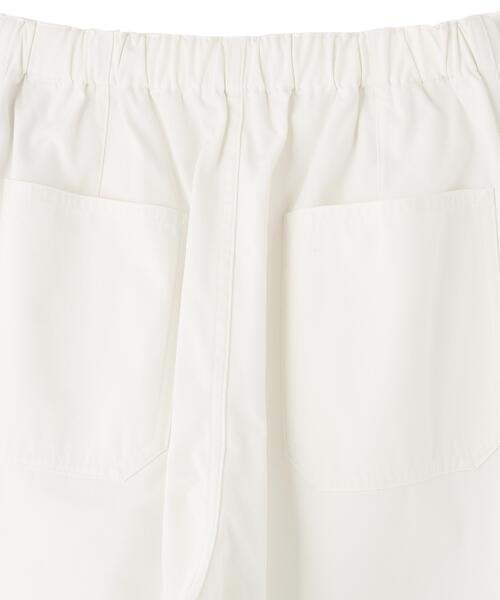 Y(ワイ)の「Y / ORGANIC COTTON / RECYCLE POLYESTER TWILL TAPERED EASY TROUSERS(その他パンツ・メンズ・ホワイト/ネイビー・SMALL)」の8枚目の写真