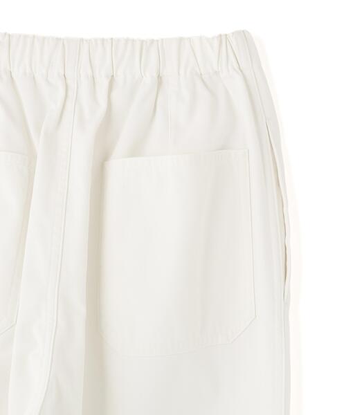 Y(ワイ)の「Y / ORGANIC COTTON / RECYCLE POLYESTER TWILL TAPERED EASY TROUSERS(その他パンツ・メンズ・ホワイト/ネイビー・SMALL)」の9枚目の写真