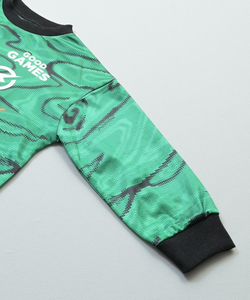 MARKEY'S(マーキーズ)の「デジタルプリントサッカーシャツ(Tシャツ/カットソー・キッズ・ネイビー/グリーン・XL/L/S/M)」の11枚目の写真