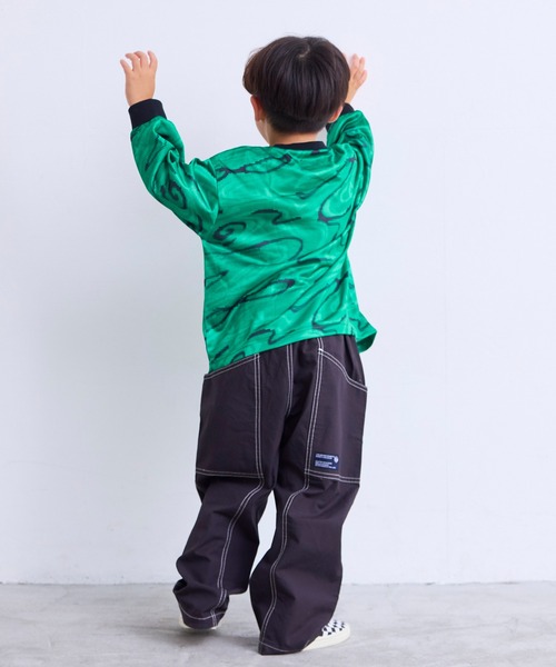 MARKEY'S(マーキーズ)の「デジタルプリントサッカーシャツ(Tシャツ/カットソー・キッズ・ネイビー/グリーン・XL/L/S/M)」の7枚目の写真