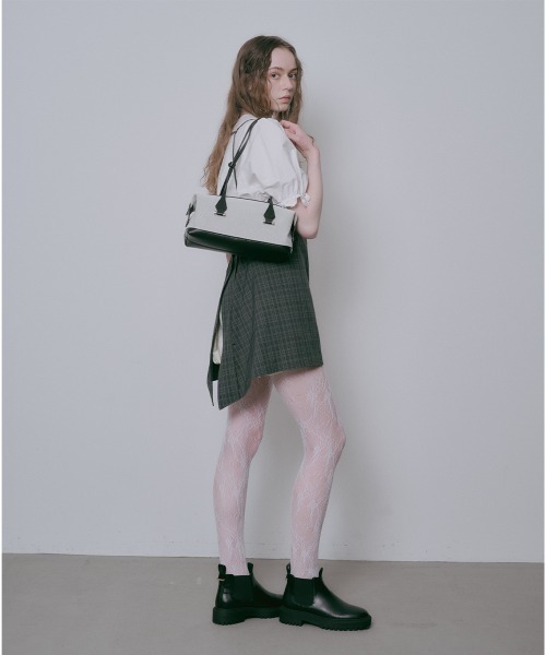 ANCHAPT(アンチャプト)の「ロングハンドル wideボストン / 500mlペットボトル収納可(ボストンバッグ・レディース・ブラウン系/モカ/ブラック/ダークブラウン/ブラック系・FREE)」の13枚目の写真