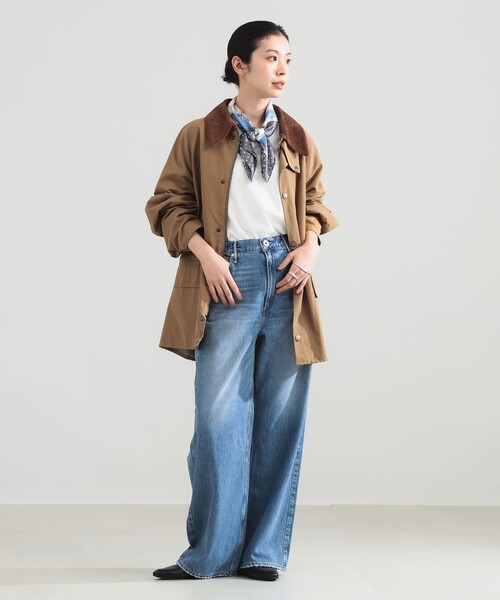 Demi-Luxe BEAMS(デミルクス ビームス)の「【別注】Barbour × Demi-Luxe BEAMS / BEDALE ジャケット(ブルゾン・レディース・オリーブ/ブラック/ベージュ・36/38)」の13枚目の写真