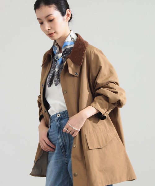 Demi-Luxe BEAMS(デミルクス ビームス)の「【別注】Barbour × Demi-Luxe BEAMS / BEDALE ジャケット(ブルゾン・レディース・オリーブ/ブラック/ベージュ・36/38)」の14枚目の写真