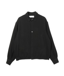 Triacetate Airy Cloth Long Sleeve Shirt Blouson
