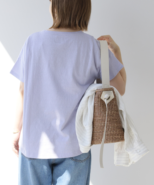 holidays（ホリデイズ）の「《追加》【HOLIDAYS COMFORT/ホリデーズ コンフォート】ラフィテンジクTEE（Tシャツ/カットソー・レディース・スミクロ/ライトグレー/グレー/ダークパープル・FREE）」の20枚目の写真